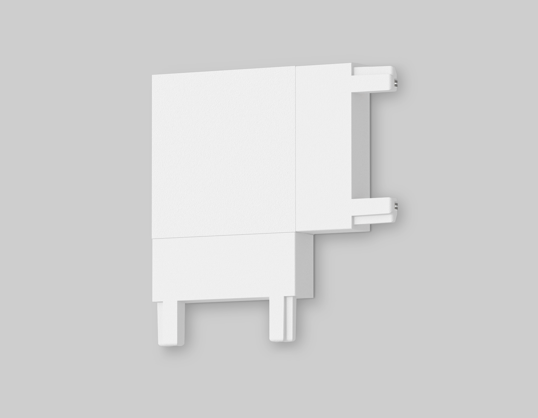 Коннектор угловой для накладного шинопровода Magnetic Ultra Slim GV1113 WH белый угловой коннектор для накладного шинопровода 36*36*6