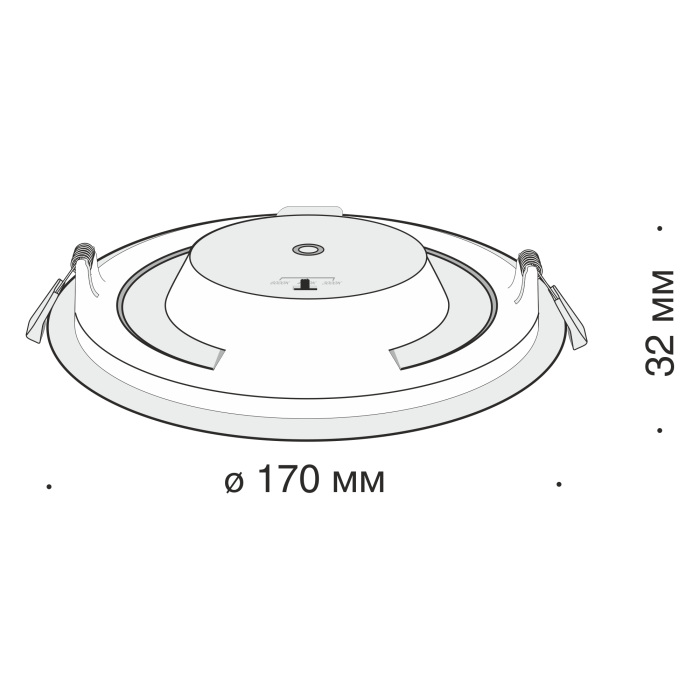 Встраиваемый светильник Stockton 3000-6000K 1x12Вт 110 IP 44 LED Maytoni Technical DL016-6-L12W (dl016-6-l12w)