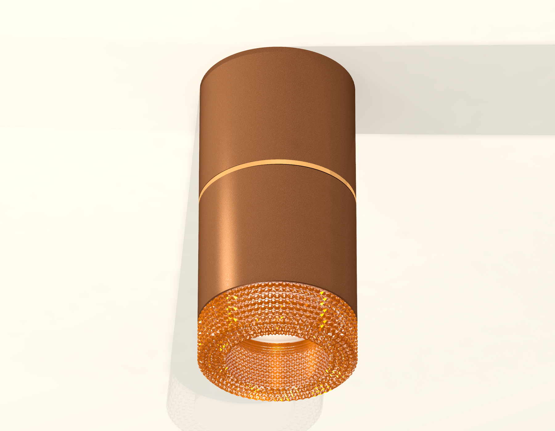 Комплект накладного светильника с композитным хрусталем XS7404062 SCF/CF кофе песок/кофе MR16 GU5.3 (C7404, A2072, C7404, N7195)