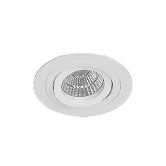 Встраиваемый поворотный светильник под сменную лампу Ledron AO10221 White (2354)