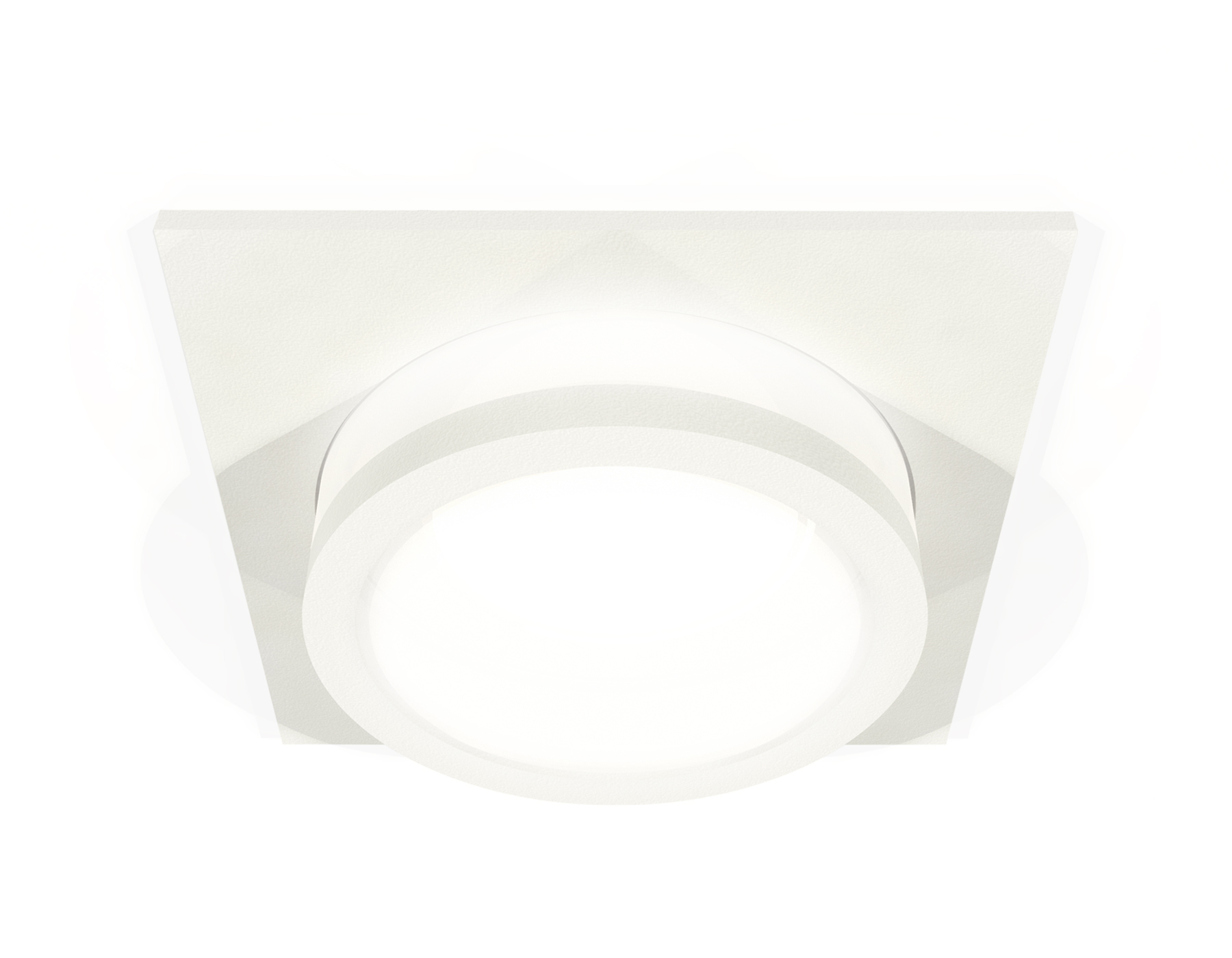 Комплект встраиваемого светильника с акрилом XC7631041 SWH/FR белый песок/белый матовый MR16 GU5.3 (C7631, N7120)