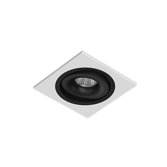 Встраиваемый поворотный светодиодный светильник Ledron MJ1006 SQ White-Black (2147)