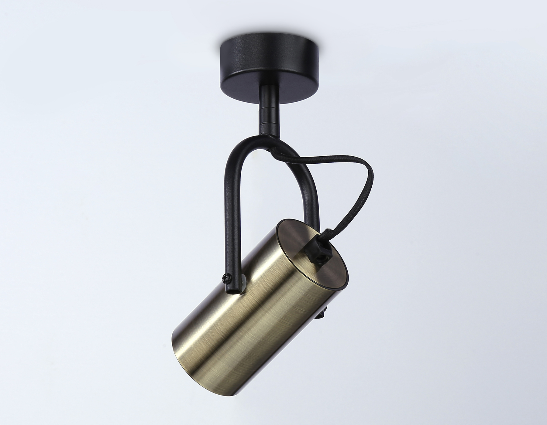 Накладной поворотный спот со сменной лампой GU10 TA13192 BK/SB черный/бронза GU10 max 12W D55*L100*H200