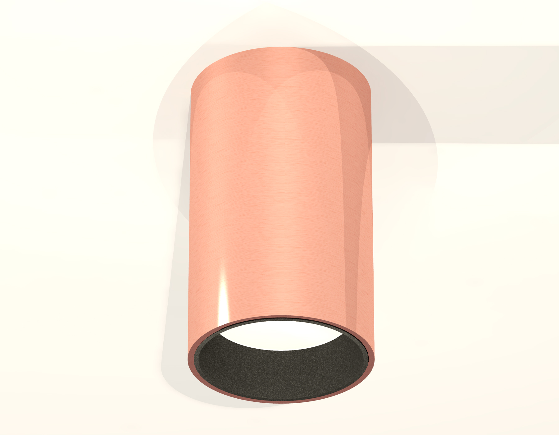 Комплект накладного светильника XS6326003 PPG/SBK золото розовое полированное/черный песок MR16 GU5.3 (C6326, N6111)