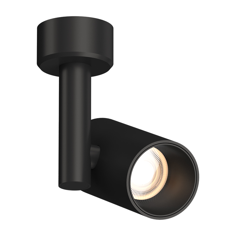 Накладной поворотный светодиодный светильник Ledron CSU0609 Black TRIAC (10131)