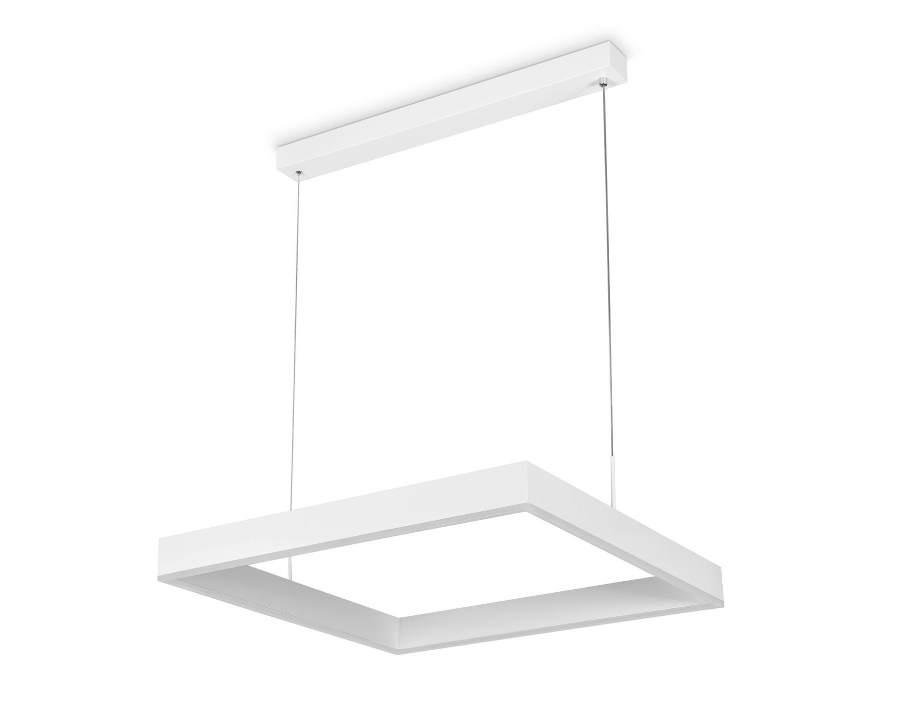 Подвесной светодиодный светильник с пультом управления FA6622 WH белый 65W 600*600*720 (ПДУ РАДИО 2.4G)