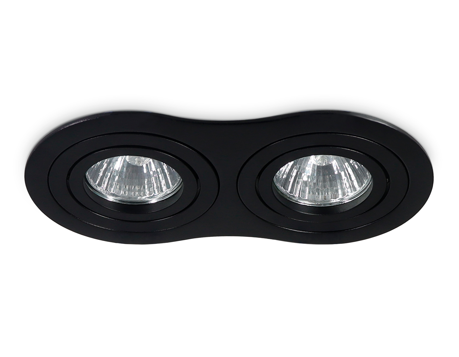 Встраиваемый точечный поворотный светильник GU5.3 TN102507/2 BK черный GU5.3 175*95*28