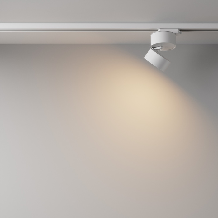 Трековый светильник Onda Unity 3000K 12Вт 120 LED однофазный Maytoni Technical TR007-1-12W3K-W (tr007-1-12w3k-w)