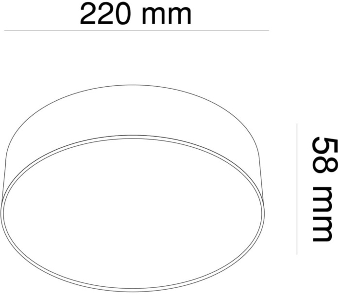 Потолочный светильник Zon 3000K 1x26Вт 120 LED Maytoni Technical C032CL-L32W3K (c032cl-l32w3k)