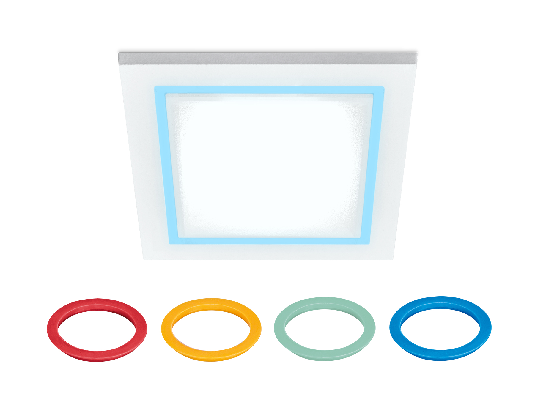 Встраиваемый точечный светильник MR16 со сменным декоративным кольцом TN122 SWH белый песок GU5.3 92*92*30