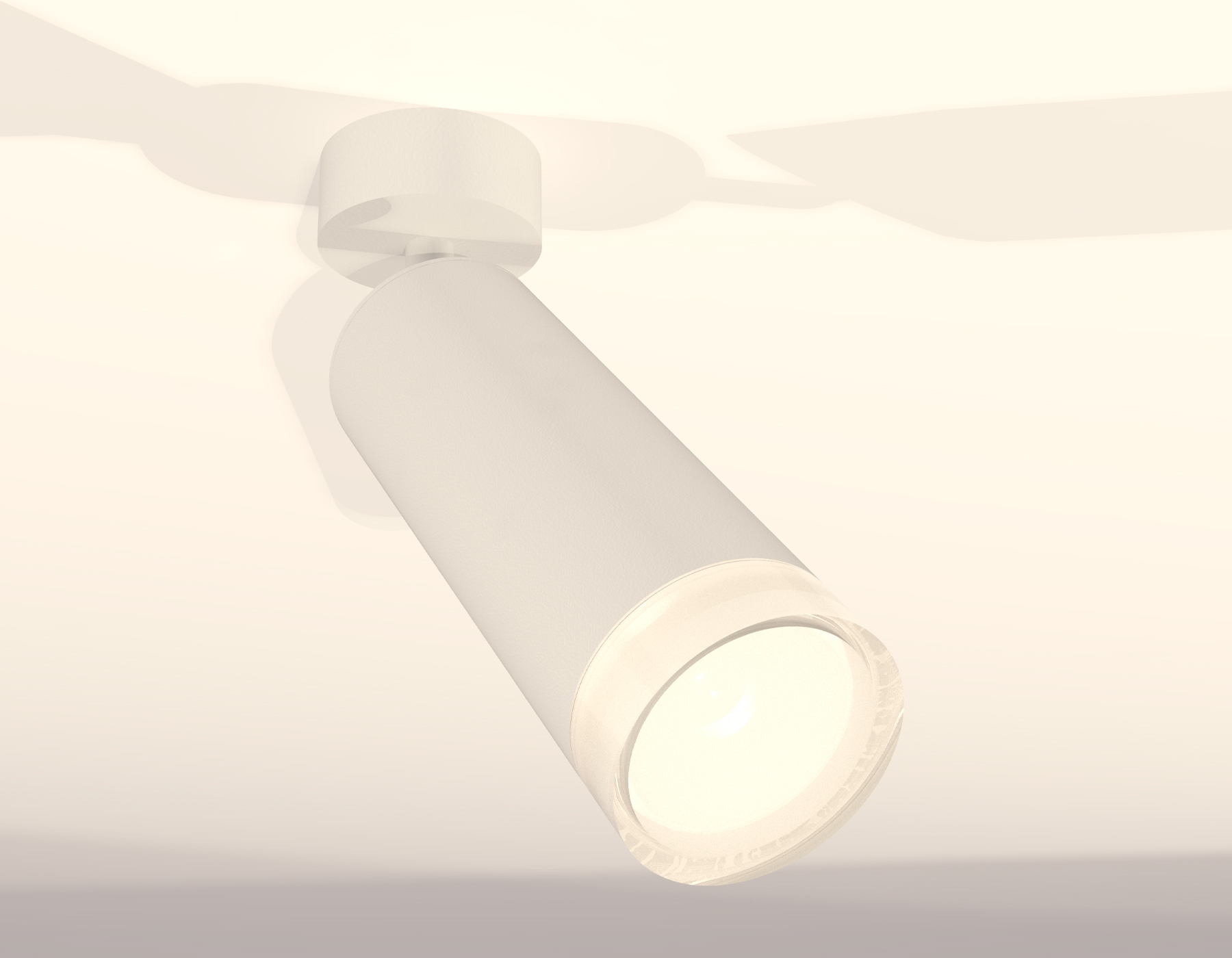 Комплект поворотного светильника с акрилом XM6342011 SWH/FR/CL белый песок/белый матовый/прозрачный MR16 GU5.3 (A2202, C6342, N6241)