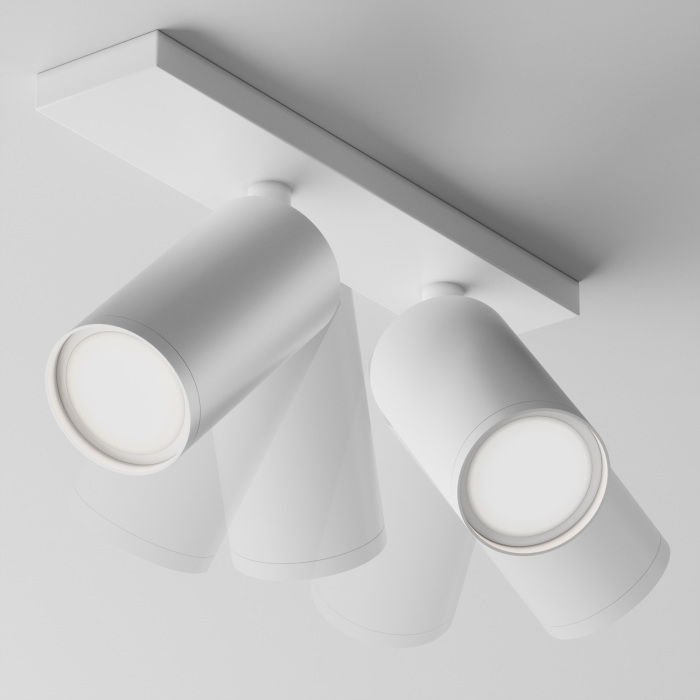 Потолочный светильник FOCUS S GU10 2x10Вт Maytoni Technical C051CL-U-2W (c051cl-u-2w)