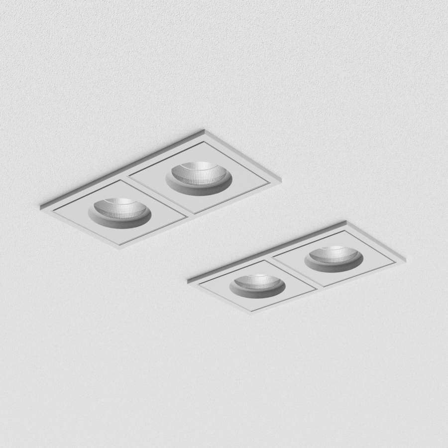 Встраиваемый светодиодный светильник BRUTAL SQ2 White 4000K (10577)