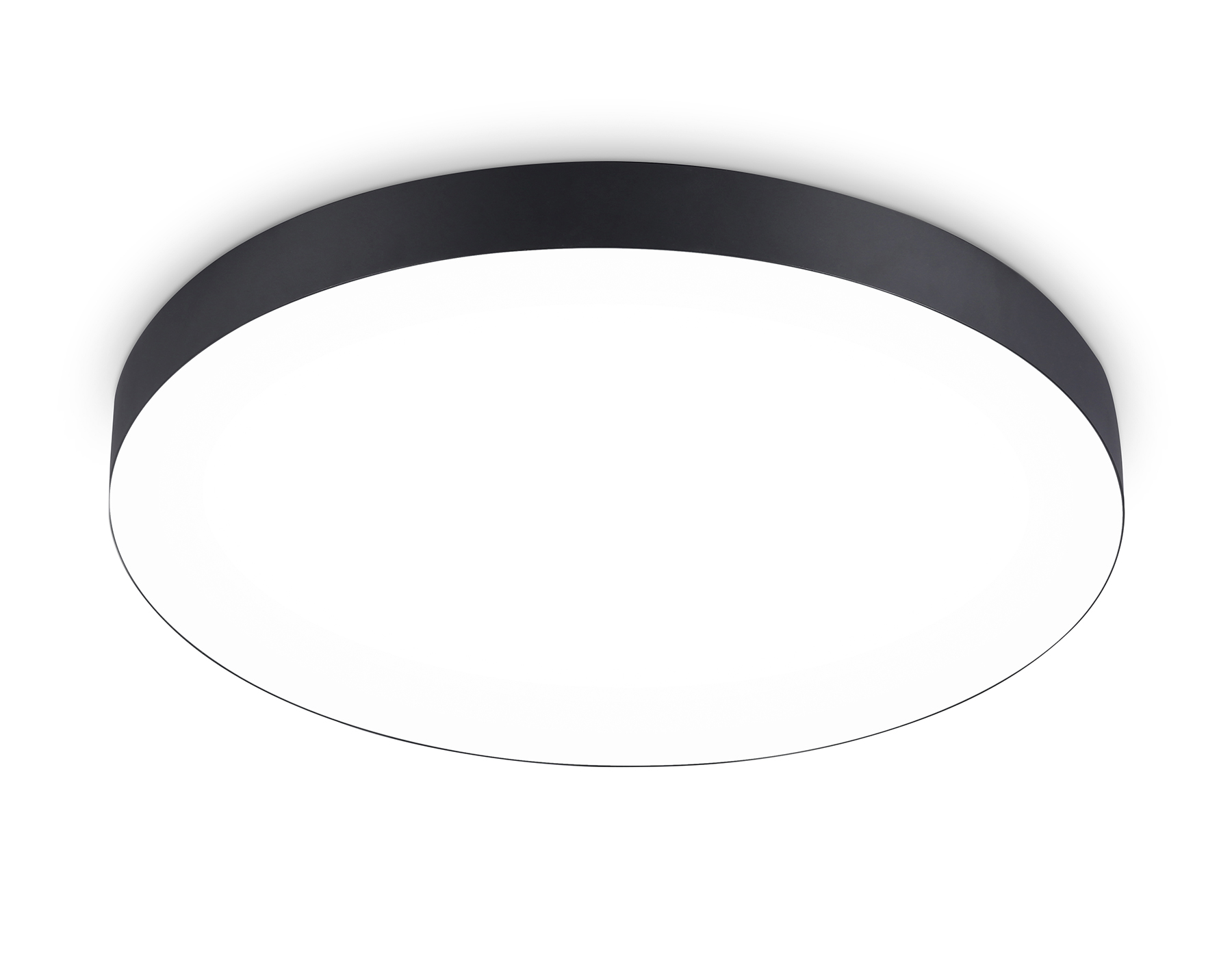 Потолочный светодиодный светильник FV5538 BK черный LED 90W 4200K D600*58 (Без ПДУ)