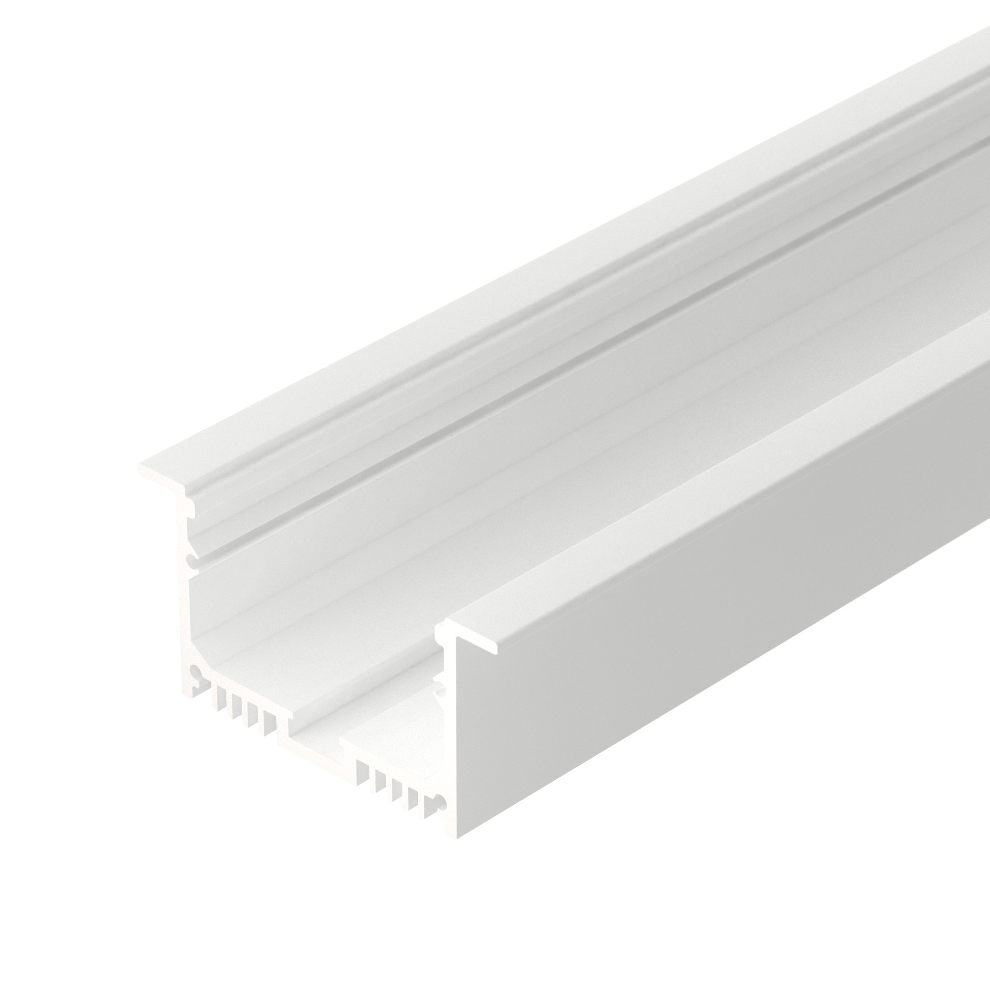 Профиль с экраном SL-LINIA62-F-2500 WHITE+OPAL (Arlight, Алюминий) 021374