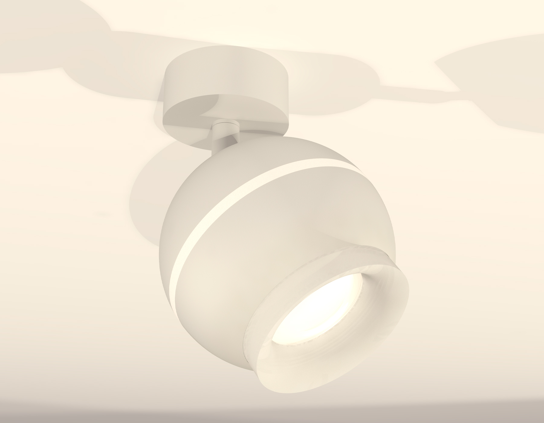 Комплект поворотного светильника с дополнительной подсветкой XM1101017 SWH/FR белый песок/белый матовый MR16 GU5.3 LED 3W 4200K (A2202, C1101, N7165)