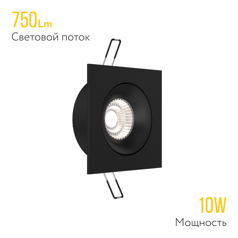 Встраиваемый поворотный светодиодный светильник Ledron LD0031-10W-B (8396)