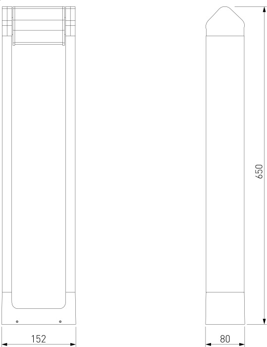 Наземный светильник светодиодный Elektrostandard DORS 35163F (a062881)