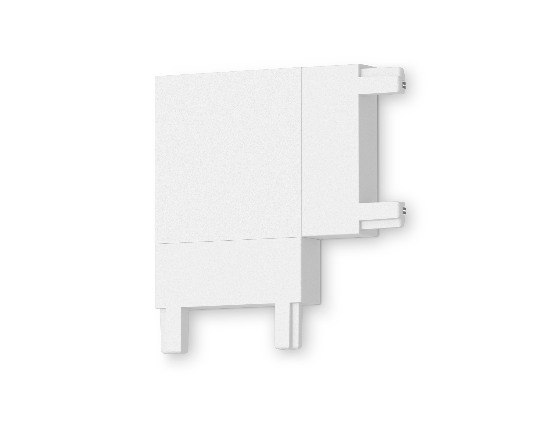 Коннектор угловой для накладного шинопровода Magnetic Ultra Slim GV1113 WH белый угловой коннектор для накладного шинопровода 36*36*6