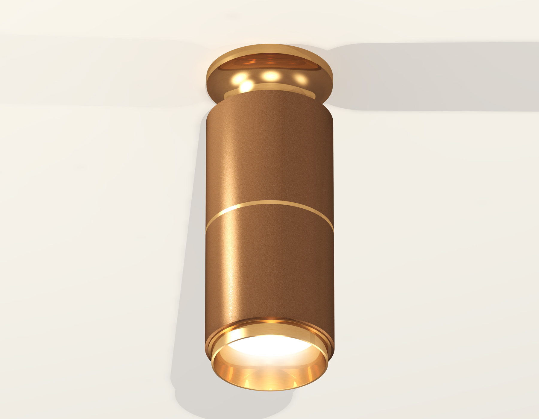 Комплект накладного светильника XS6304190 SCF/PYG кофе песок/золото желтое полированное MR16 GU5.3 (N6905, C6304, A2062, N6124)