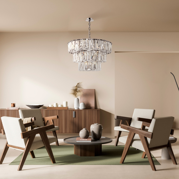 Подвесная люстра Puntes MOD043PL-18CH (mod043pl-18ch)