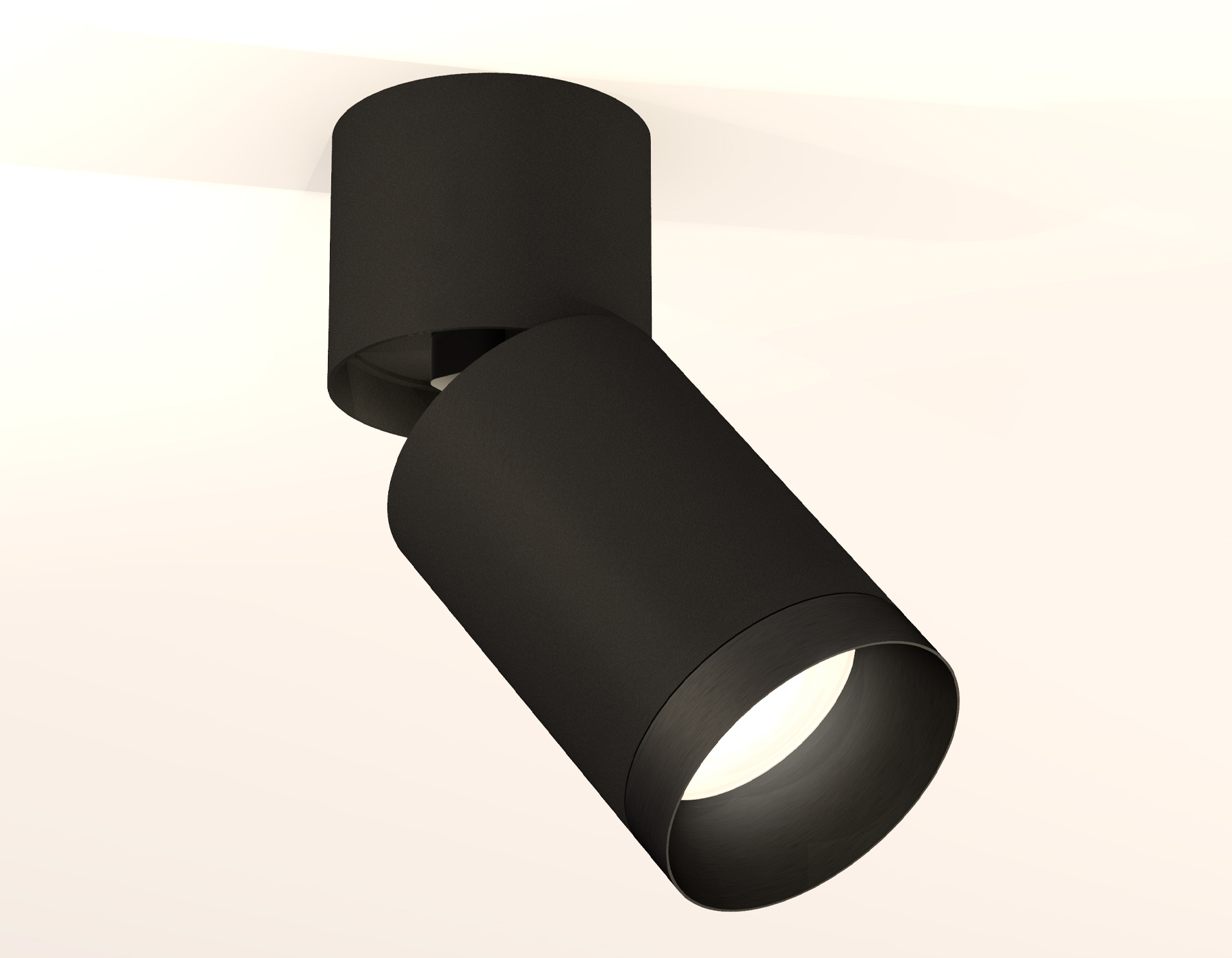 Комплект накладного поворотного светильника XM6313041 SBK/BK/PBK черный песок/черный/черный полированный MR16 GU5.3 (A2221, C6313, N6131)