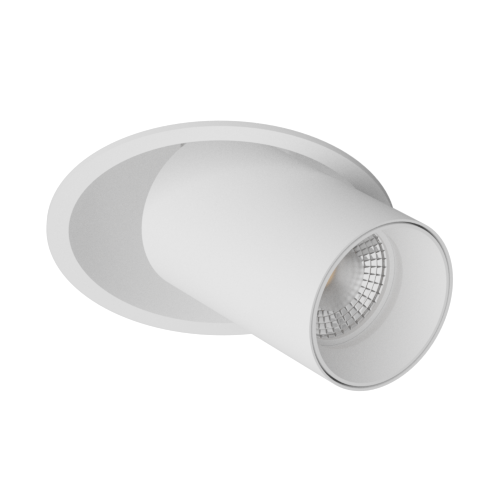 Встраиваемый поворотный светильник под сменную лампу Ledron MJ-1130 White (2319)