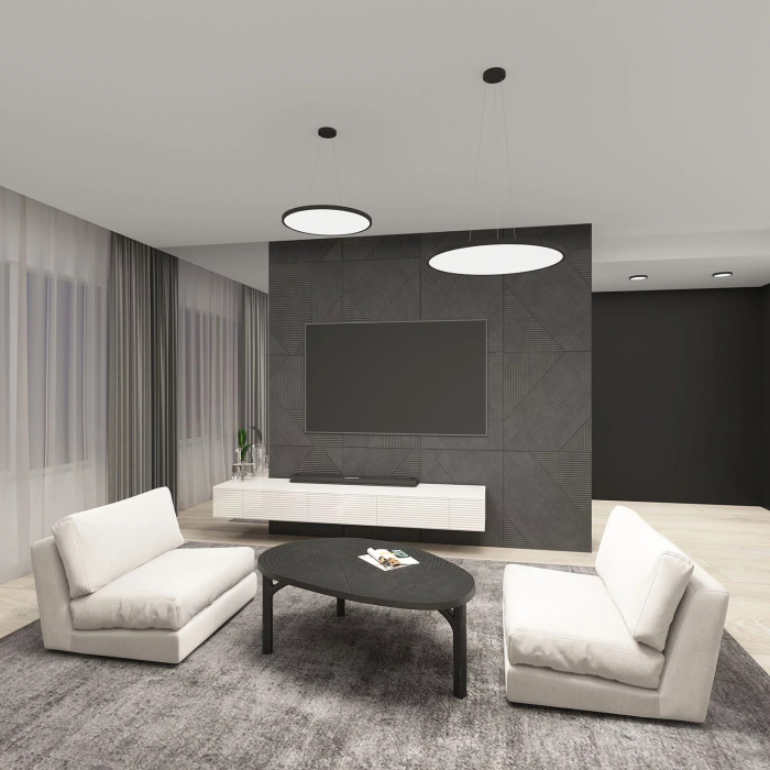 Потолочный светильник Denkirs Thin DK6524-BK (dk6524-bk)