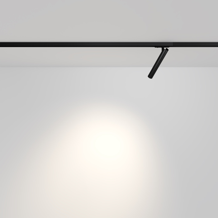 Трековый светильник однофазный Maytoni Focus T TR141-1-6W3K-M-B (tr141-1-6w3k-m-b)