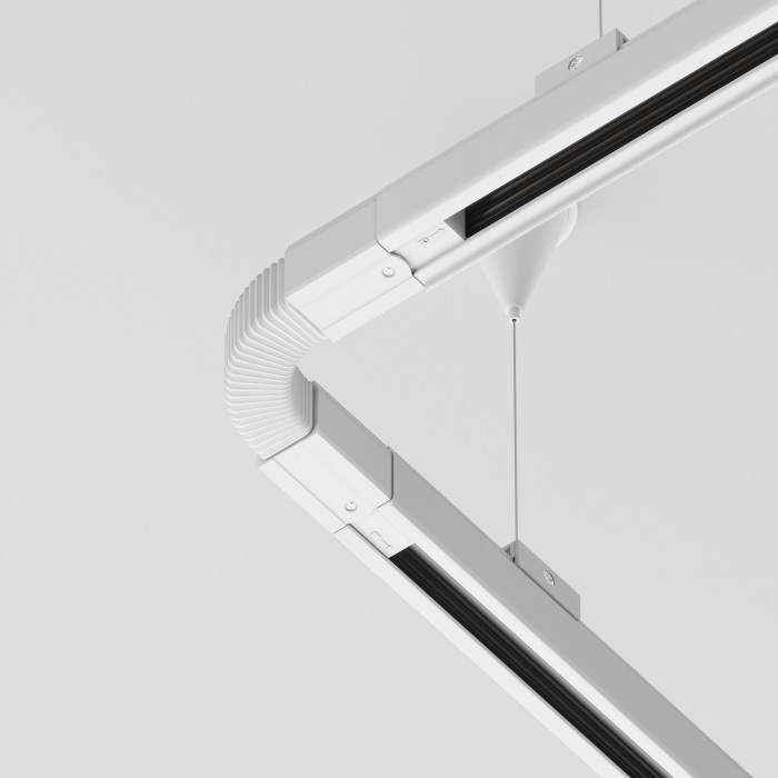 Коннектор гибкий Trinity белый трехфазный Maytoni Technical TRA005CF-31W (tra005cf_31w)