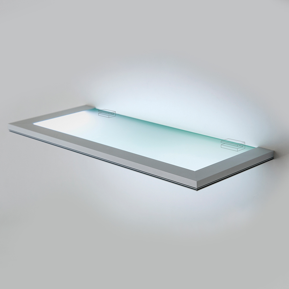 Профиль KLUS-GLASS-810-2000 ANOD (Arlight, Алюминий) 019191