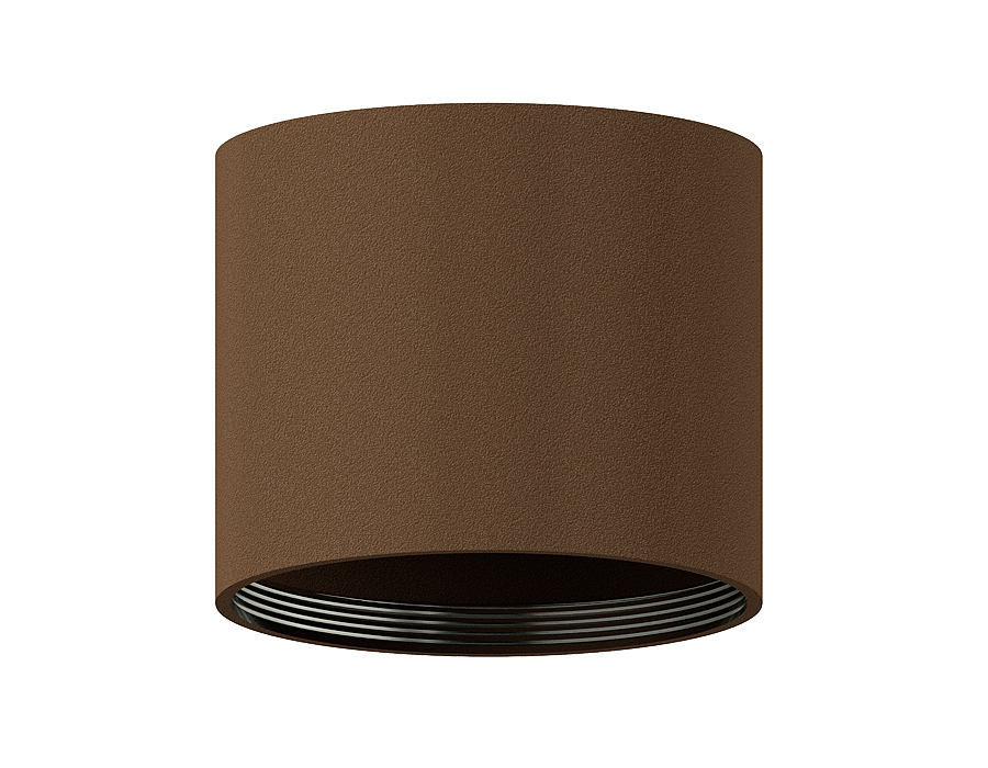 Корпус светильника накладной для насадок D70mm C7404 SCF кофе песок D70*H60mm MR16 GU5.3