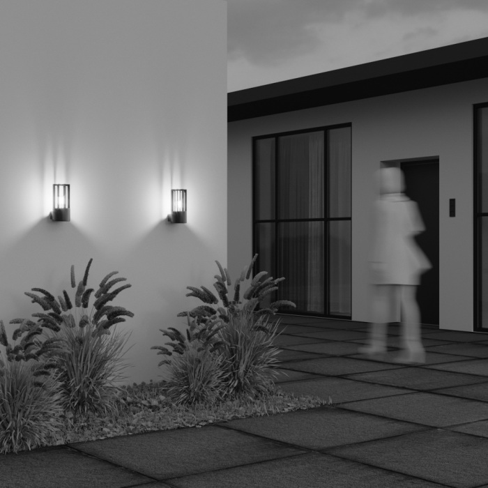 Настенный уличный светильник Maytoni Barrel O453WL-01GF (o453wl-01gf)