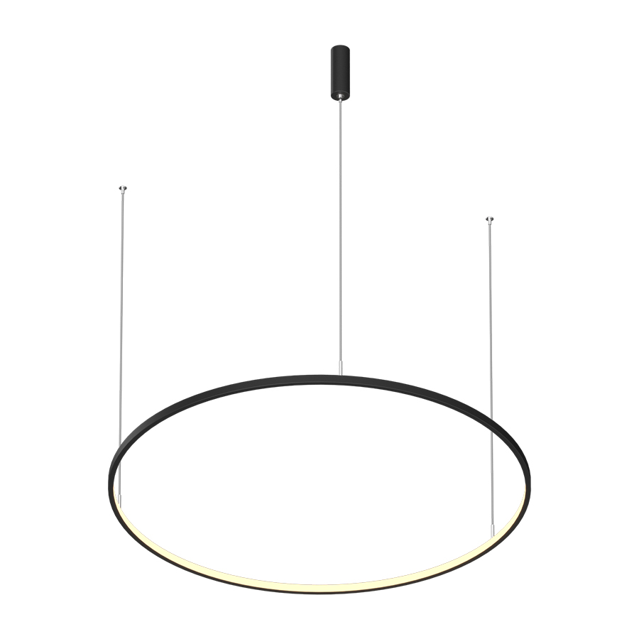 Подвесной светодиодный светильник LED ROUND R800 Black (9993)