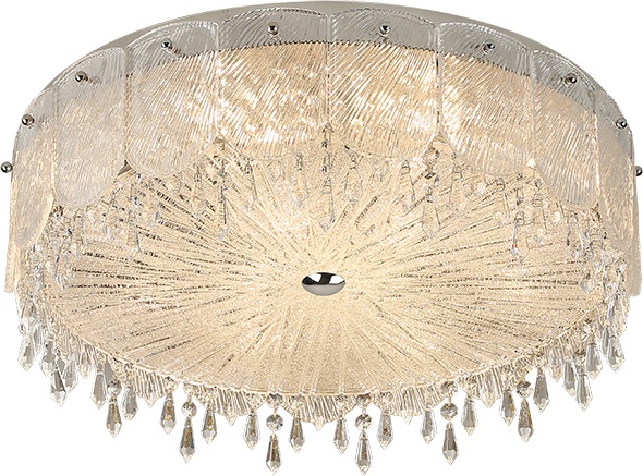 Потолочный светильник хрустальный Newport 8300 8300500 PL chrome (8300_500_pl_chrome)