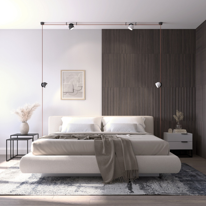 Трековый светильник 48V Denkirs Belty Spot DK5543-BK (dk5543-bk)