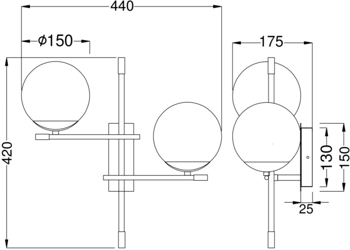 Бра Nostalgia MOD048WL-02G (mod048wl-02g)