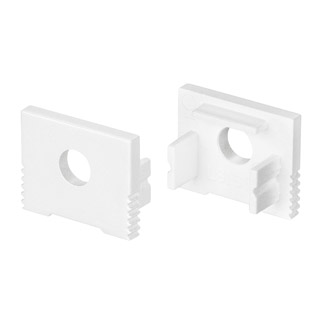 Заглушка SL-SLIM-H13M WHITE с отверстием (Arlight, Пластик) 037538