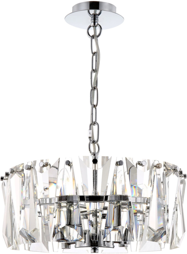 Подвесная люстра хрустальная Puntes MOD043PL-04CH (mod043pl-04ch)