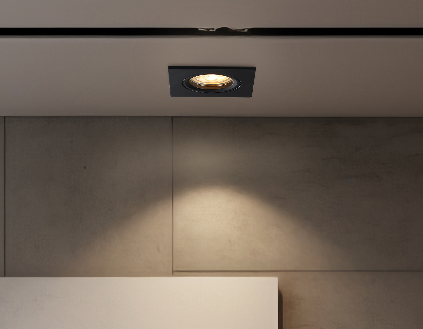 Светильник встраиваемый TN102456 BK черный GU5.3 85*85*28