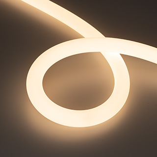 Лента герметичная MOONLIGHT-TOP-A336-D25mm 48V Warm3000 360deg (12.5 W/m, IP65, 2835, 20m, wire x1) (Arlight, Вывод прямой, 3 года) 037562