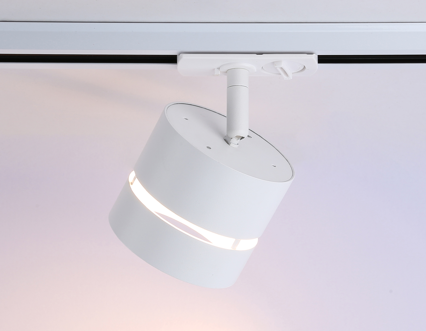 Трековый светильник со сменной лампой GX53 GL5375 WH белый GX53 max 12W