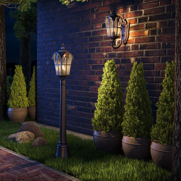 Наземный фонарь IP44 Maytoni Albion O413FL-01BZ (o413fl-01bz)