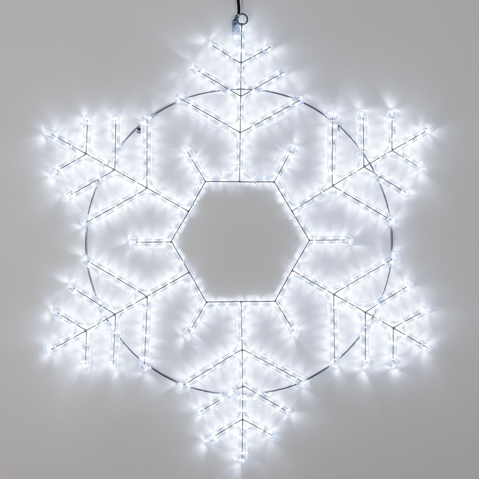 Фигура ARD-SNOWFLAKE-M10-1000x900-504LED White (230V, 31W) (Ardecoled, IP65) 034258