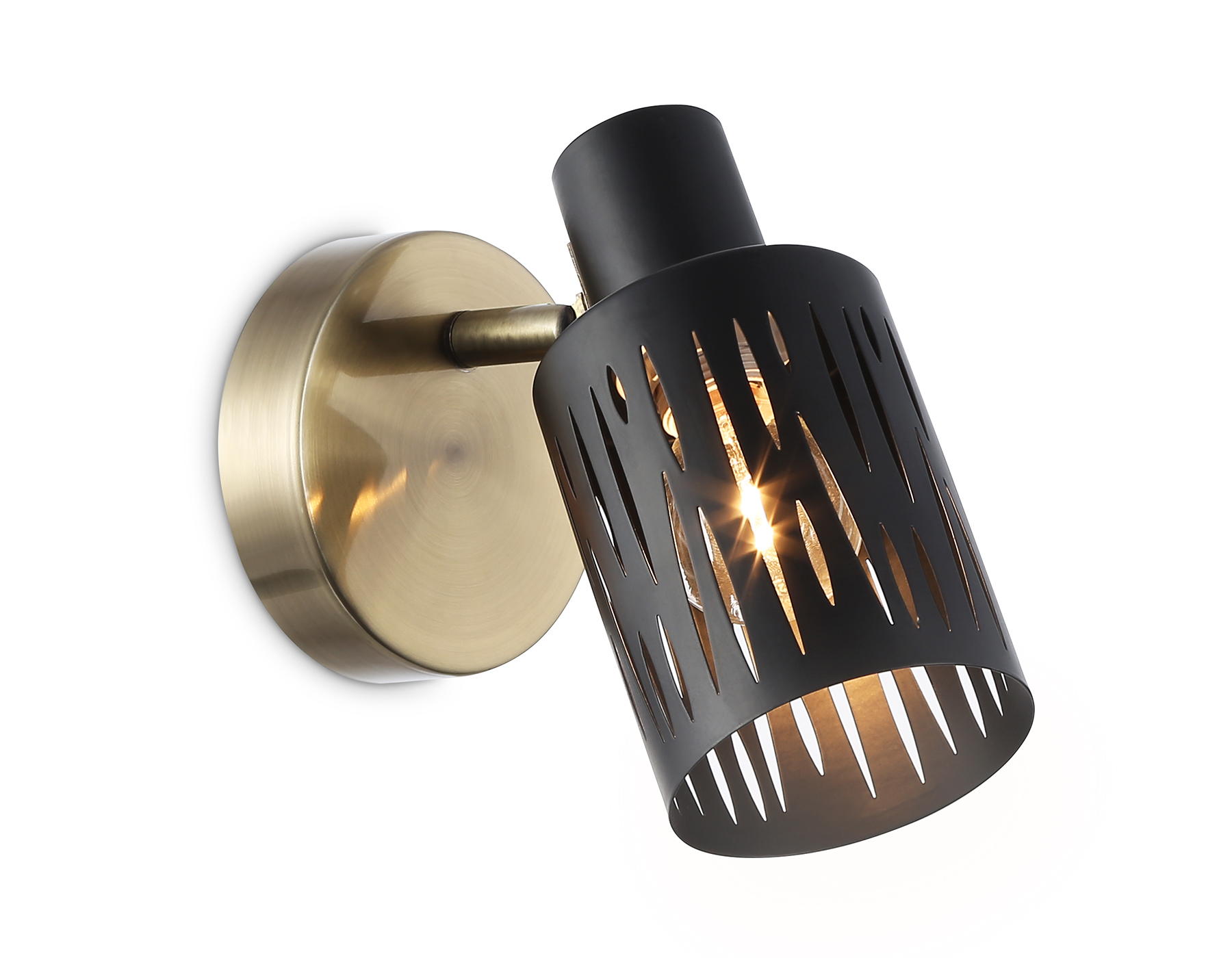 Настенно-потолочный спот в стиле лофт TR8667 BK/SB чёрный/бронза E14 max 60W 180*100*150