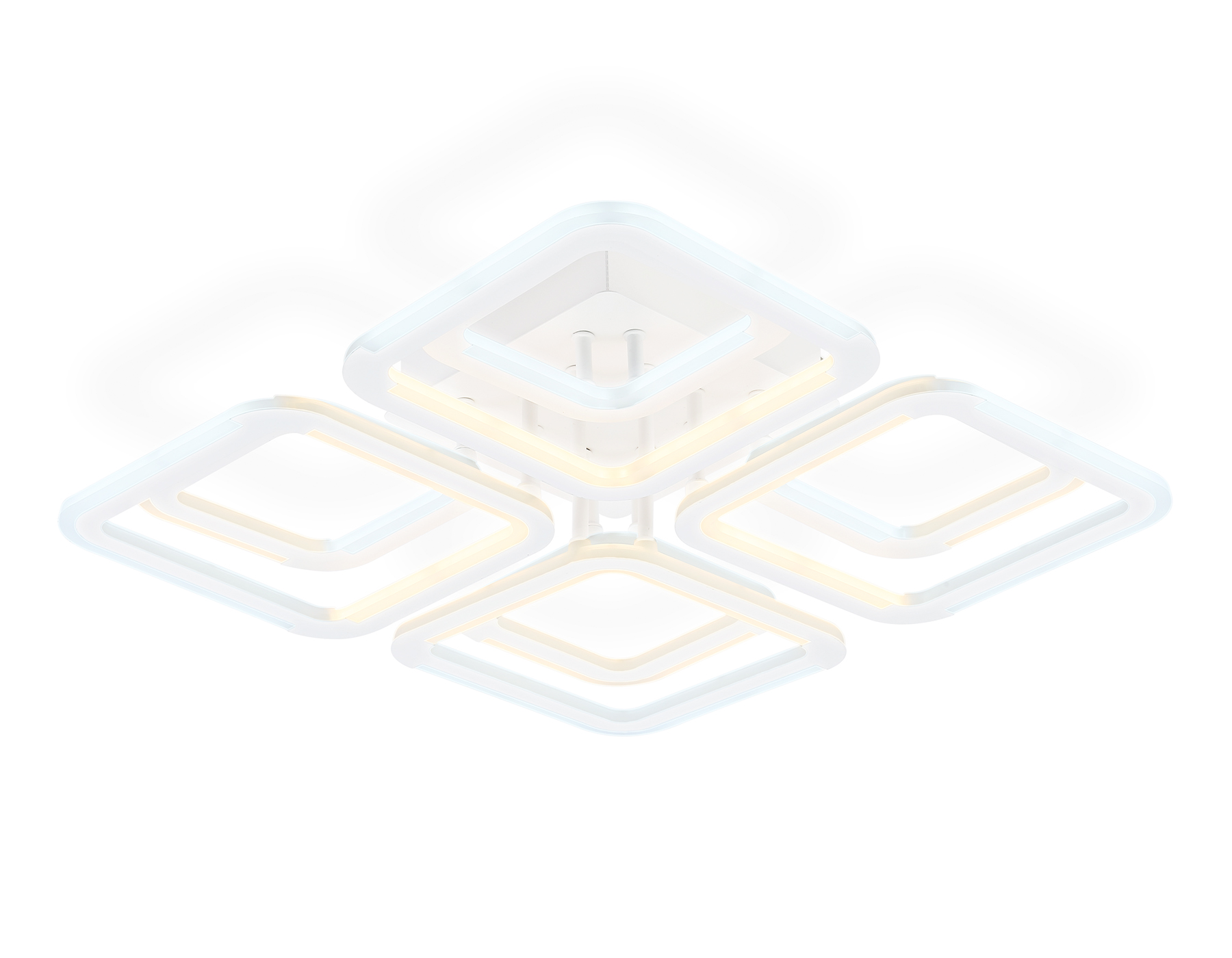 Светильник светодиодный потолочный FA8948/4+4 WH белый 101W 3000-6000K 485*485*120 (ПДУ ИК)