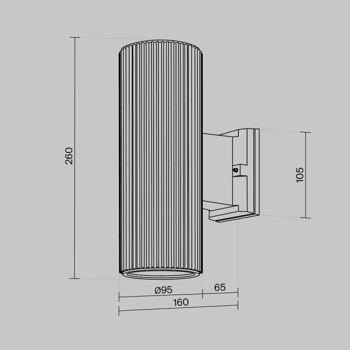 Архитектурная подсветка Rando O419WL-02B IP 54 (o419wl-02b)