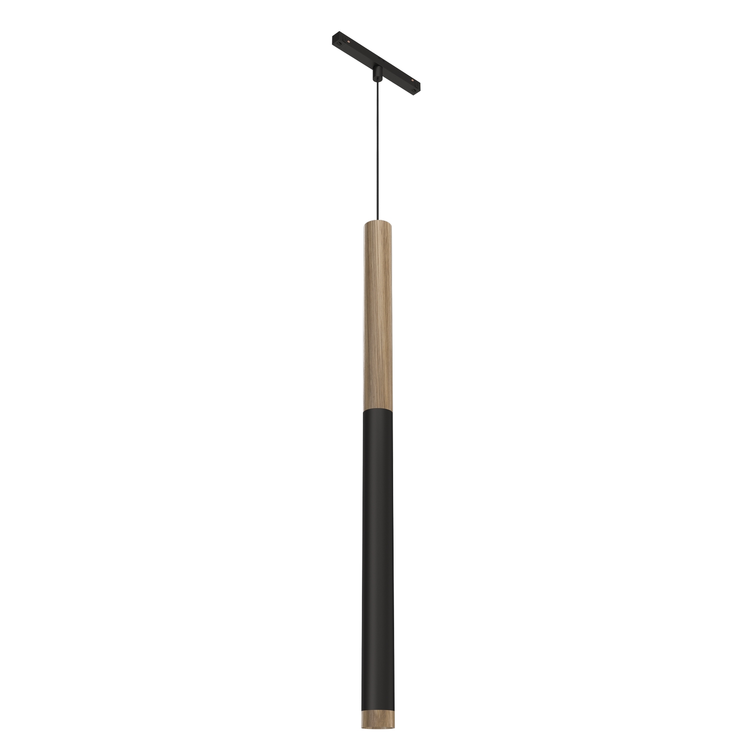 Светодиодный светильник для магнитной системы Ledron Sagi T40 Wooden 300 Zigbee Black 4000K (10820)