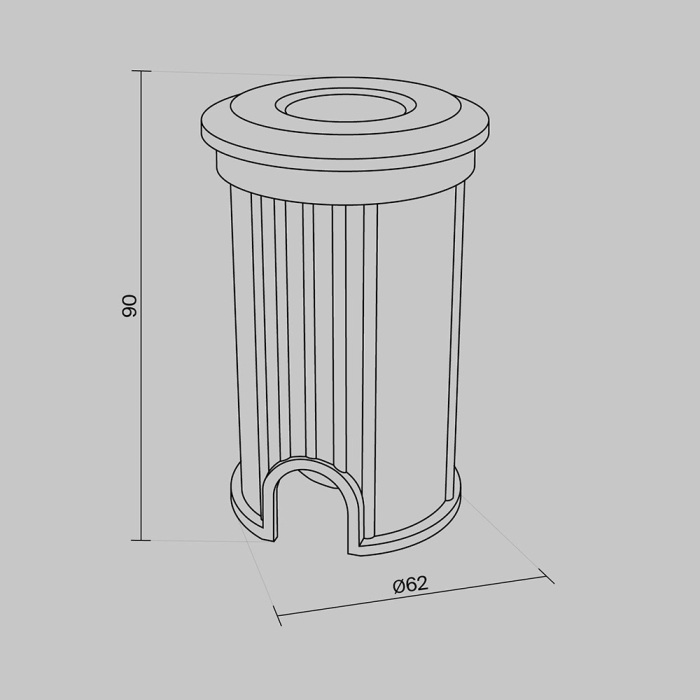 Встраиваемый светильник уличный IP65 Maytoni Flash O044DL-L1S3K3 (o044dl-l1s3k3)