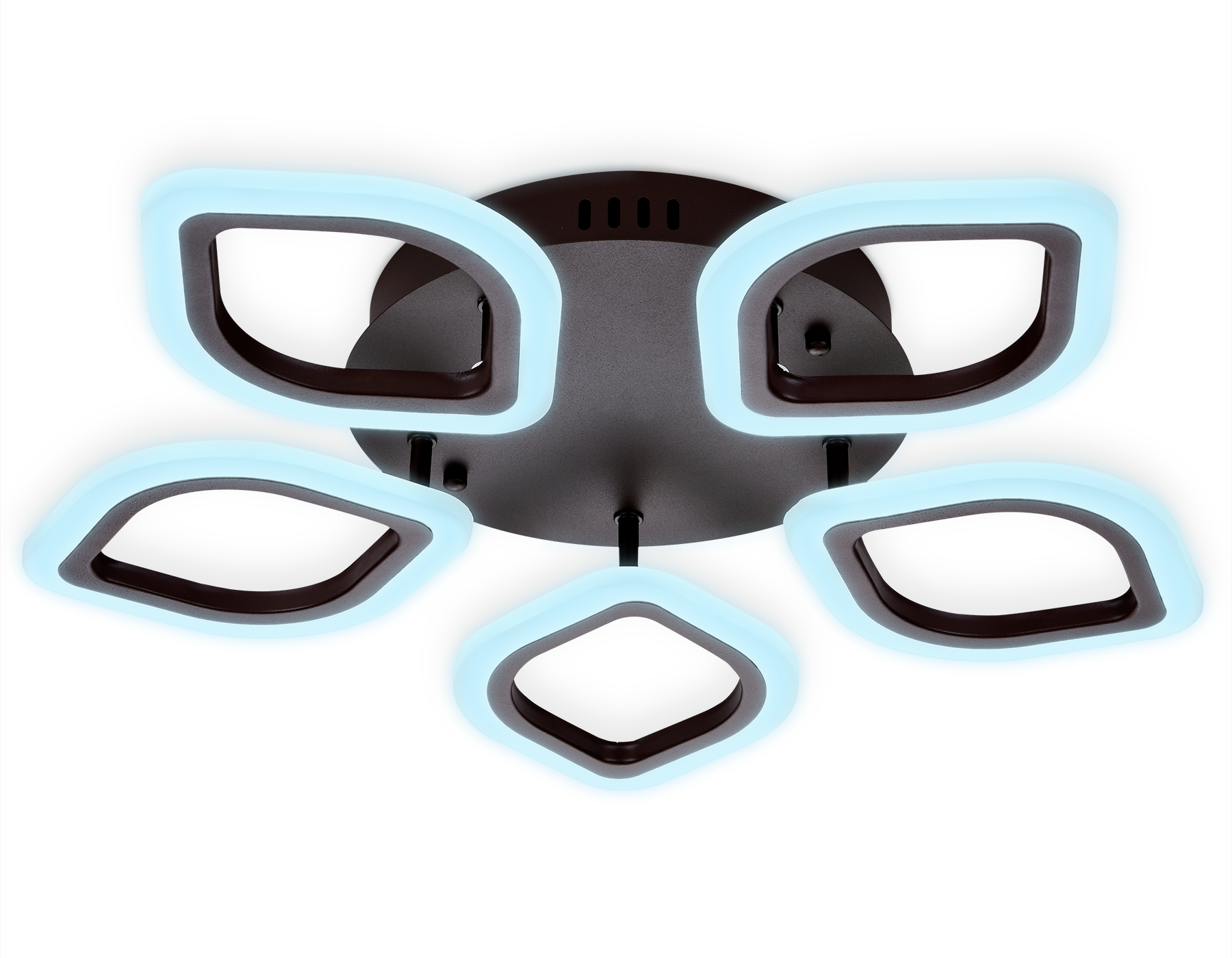 Потолочный светодиодный светильник с пультом FA443/5 CF кофе 60W 540*520*80 (ПДУ РАДИО 2.4G)